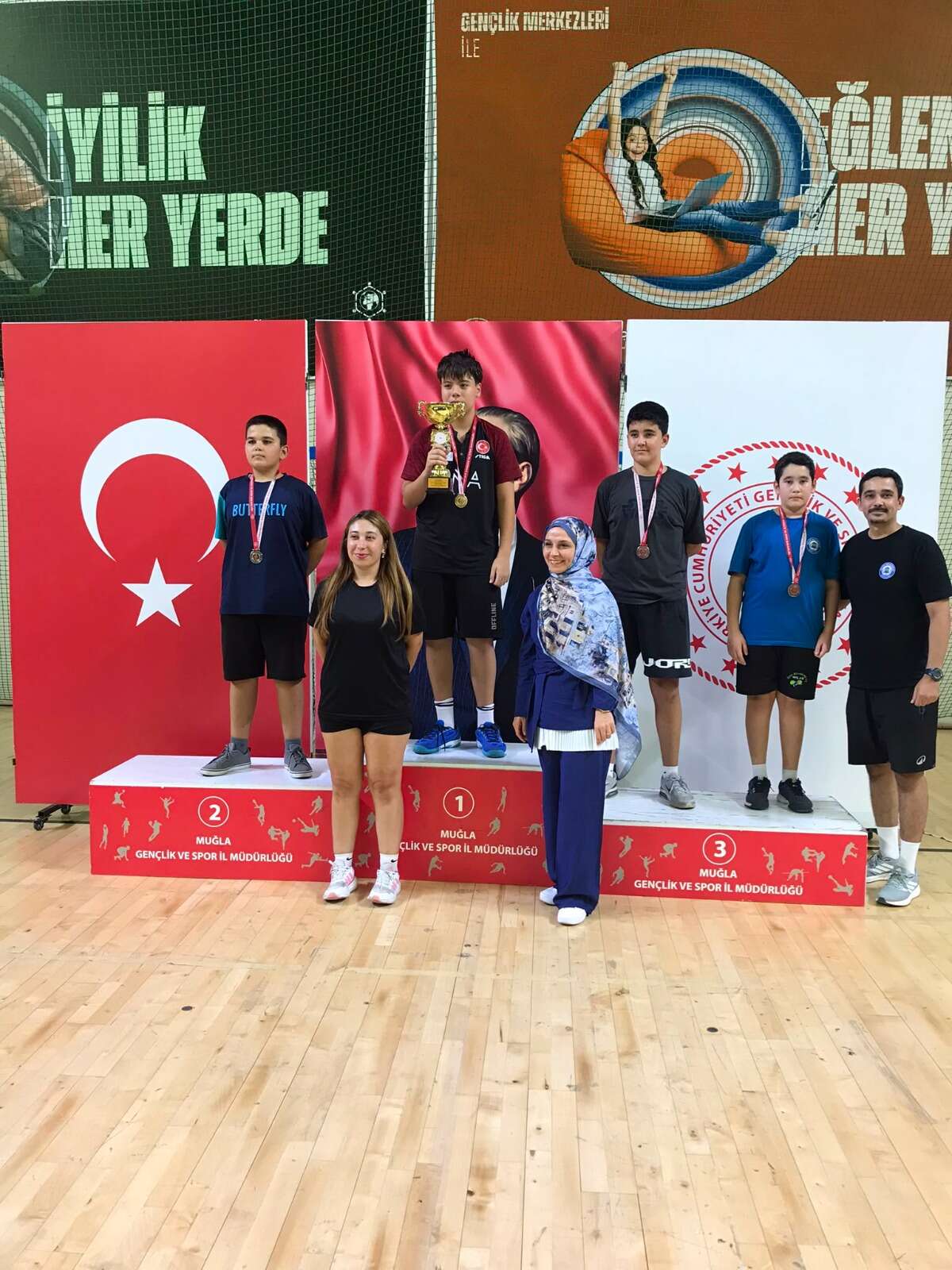 Milas Belediyespor Masa Tenisinde İl Şampiyonluğu 1